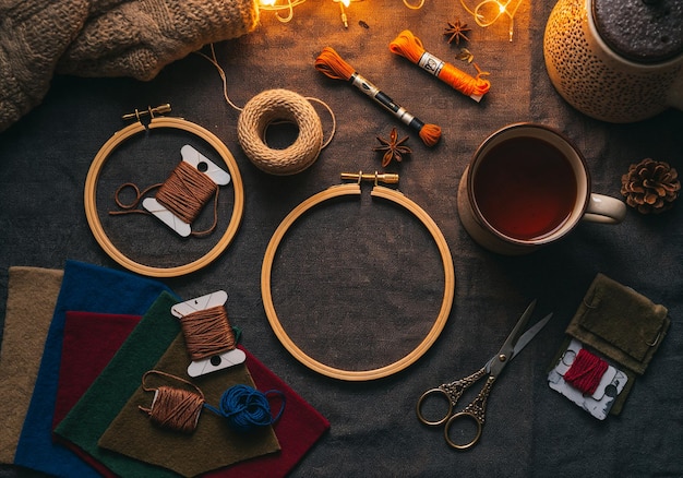 Warsztat z tamborkami i nićmi