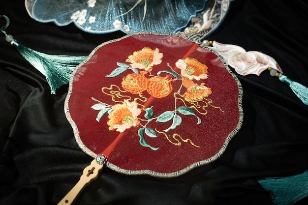 Zbliżenie na haft premium